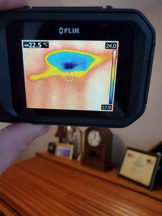 Thermal imaging inspection for water damage in Chattanooga